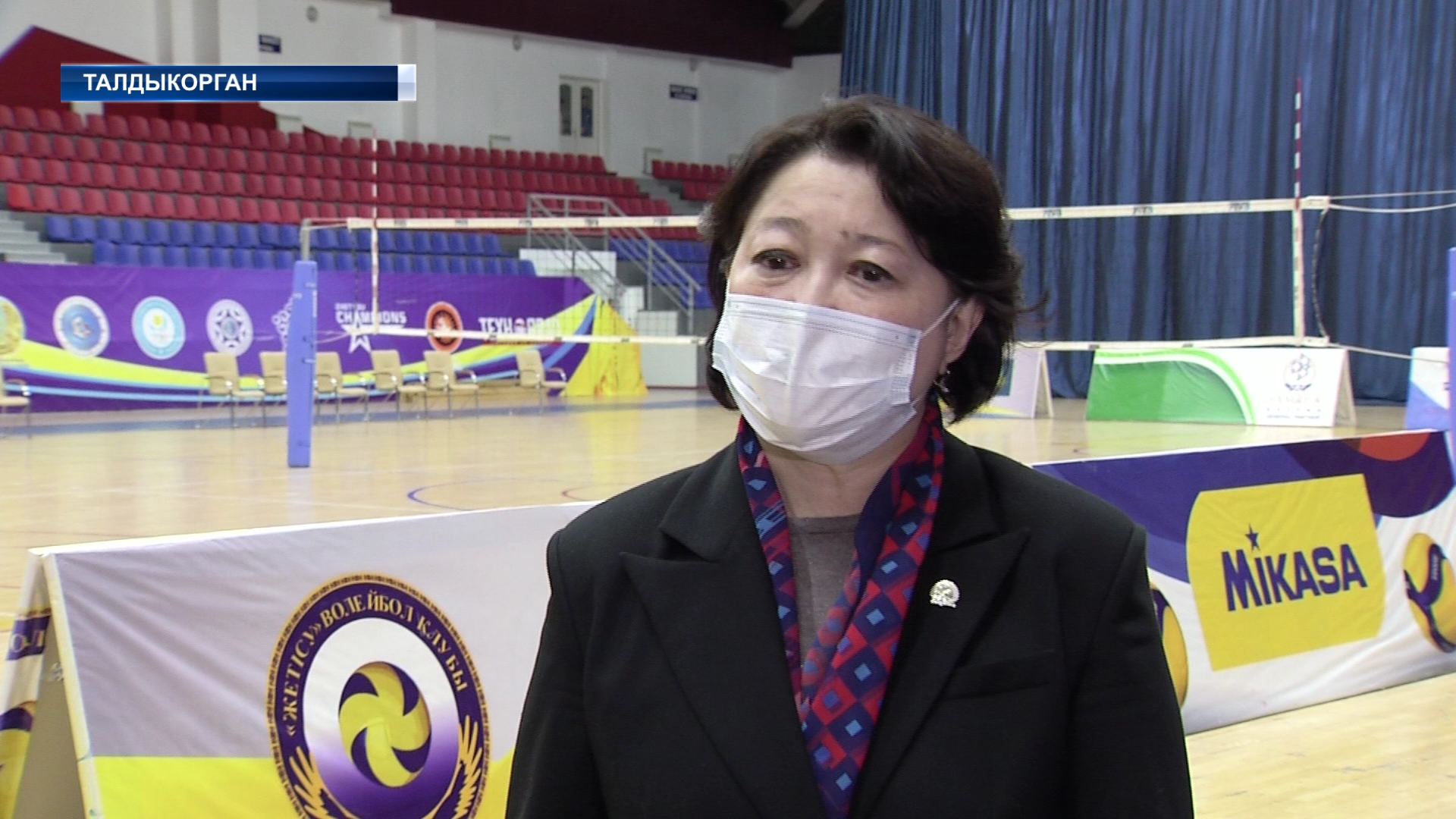 Актоты Райымкулова была приятно удивлена и масштабами нового бассейна и его уникальным архитектурным исполнением