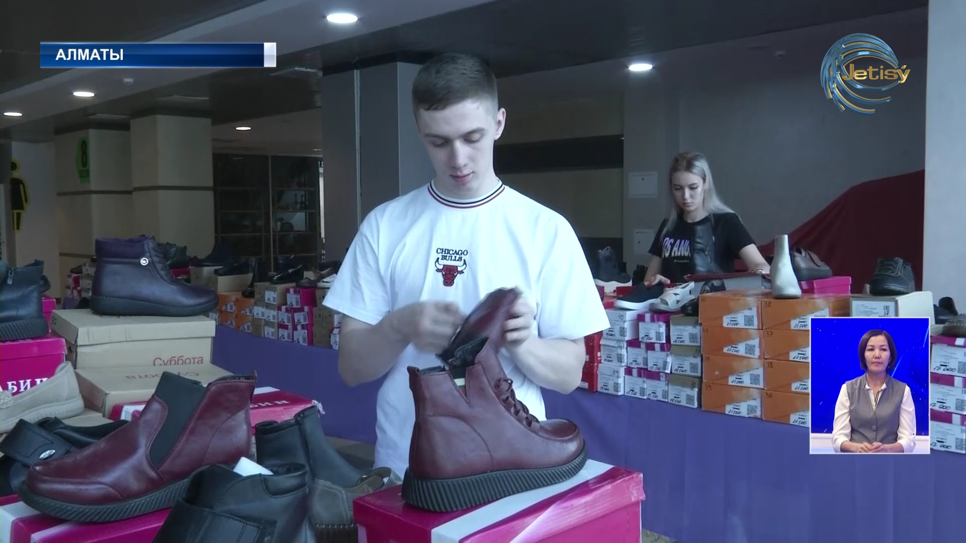 Ярмарка белорусской обуви вновь открыта для жителей и гостей города Алматы