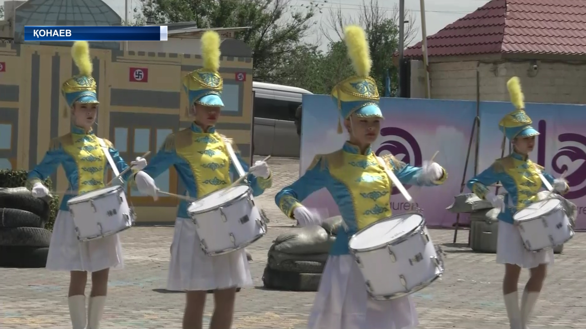 Қонаев қаласында Ұлы жеңіс күні атап өтілді