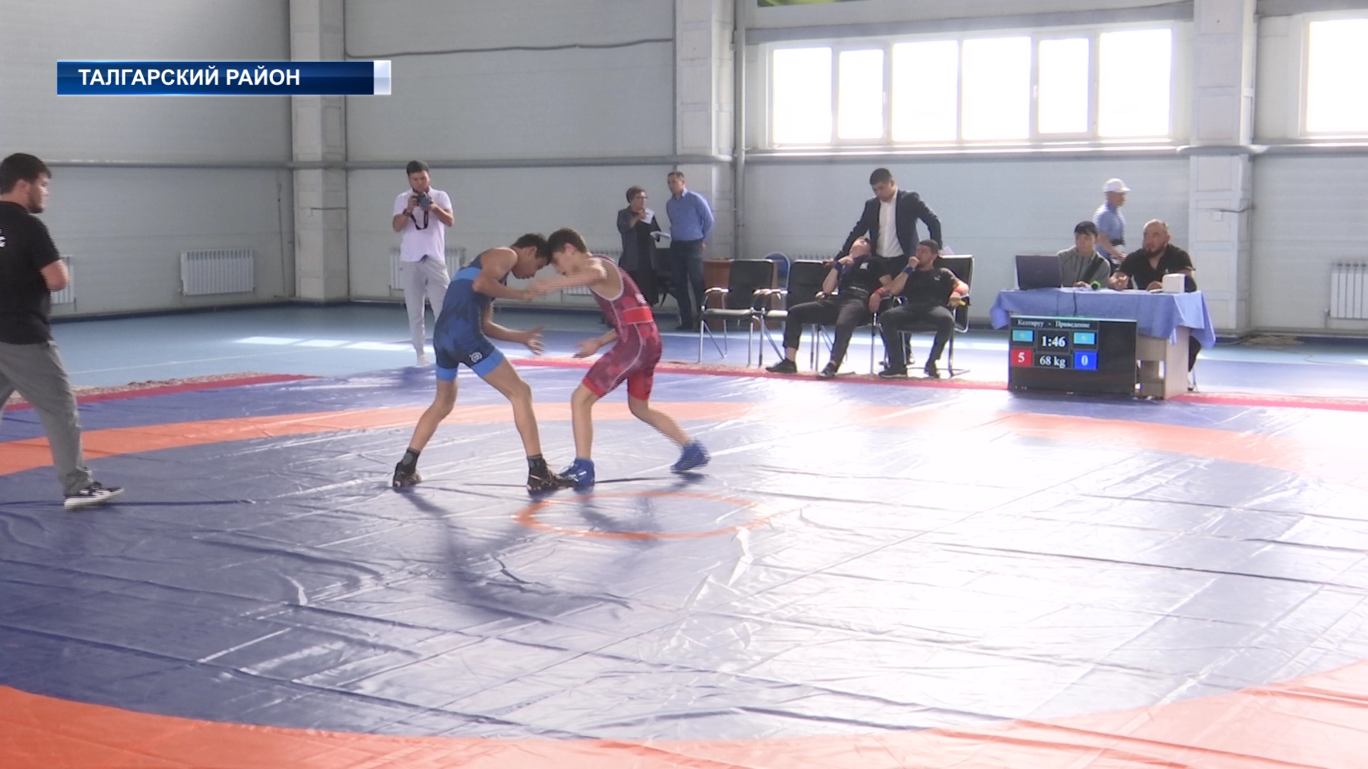 В Талгарском районе прошел республиканский турнир по греко-римской борьбе