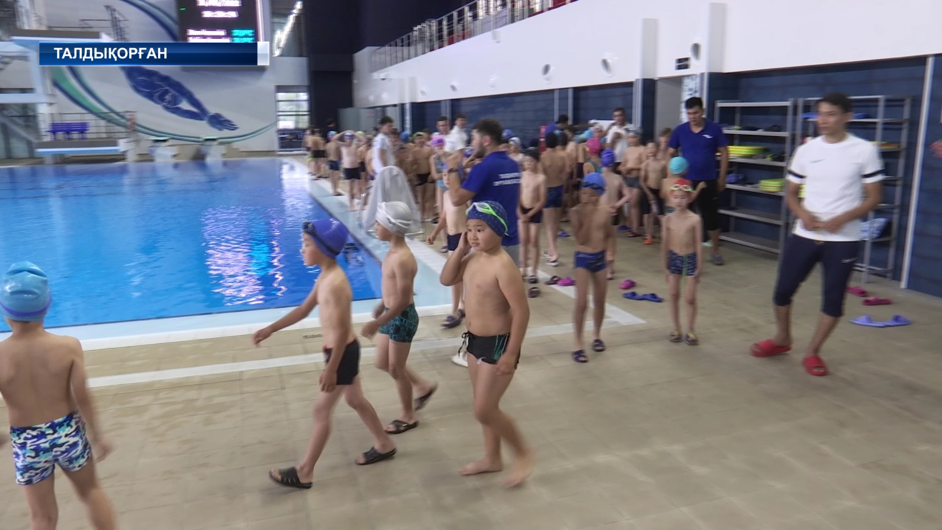 Талдықорғанда суға жүзуден қаланың ашық біріншілігі өтті