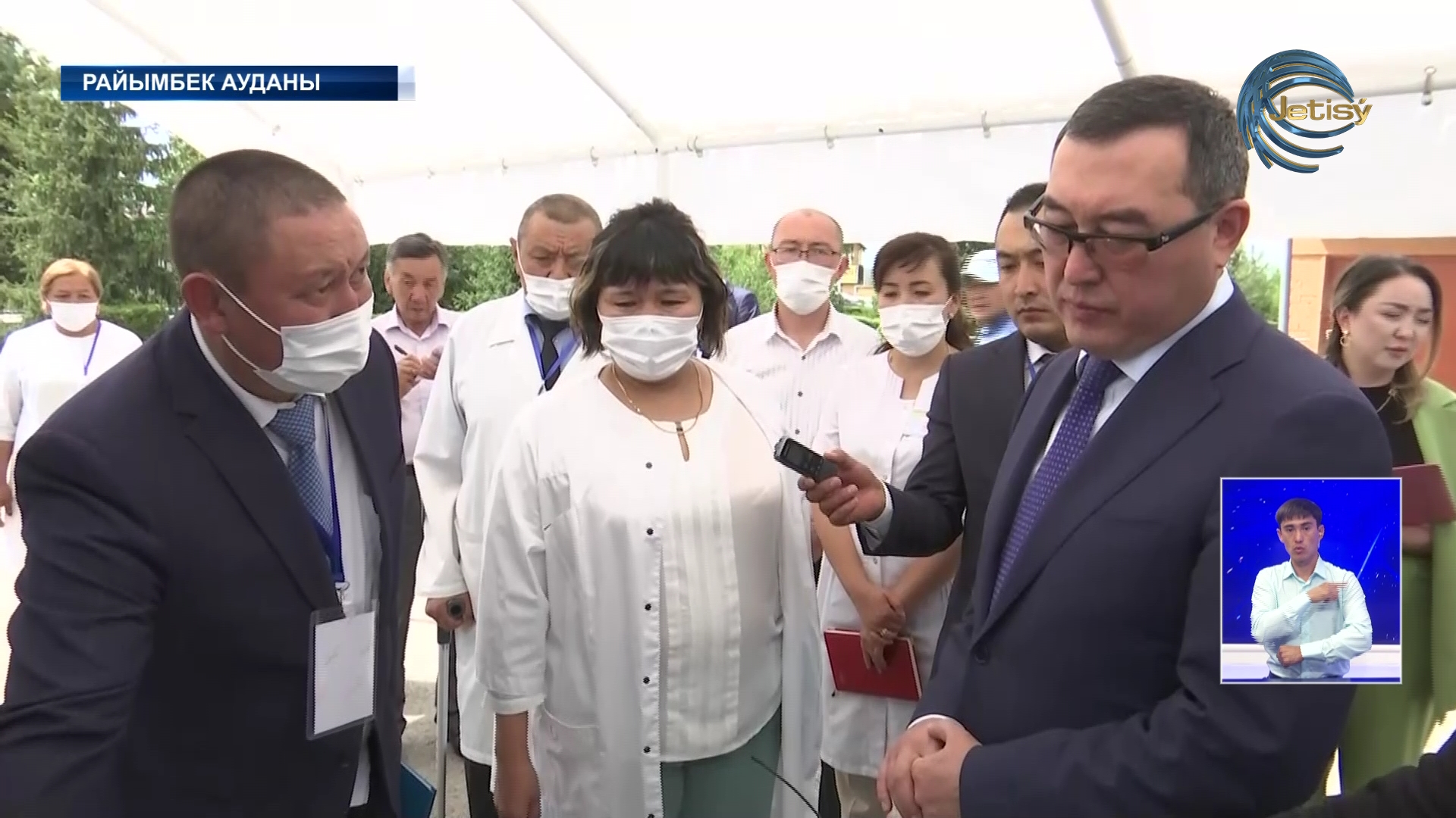 Аким Алматинской области Марат Султангазиев побывал в Райымбекском районе