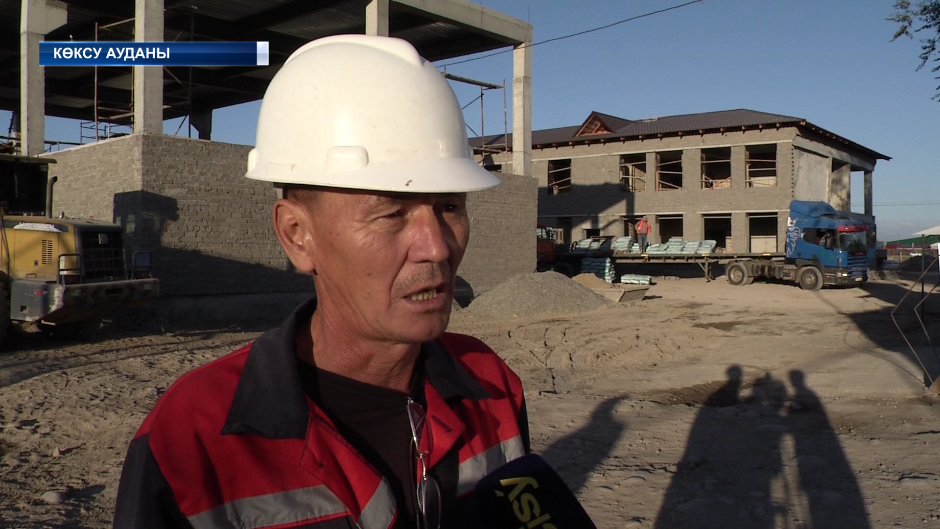 Балпықби ауылында 7 және 8 қабатты тұрғынүй салынып жатыр