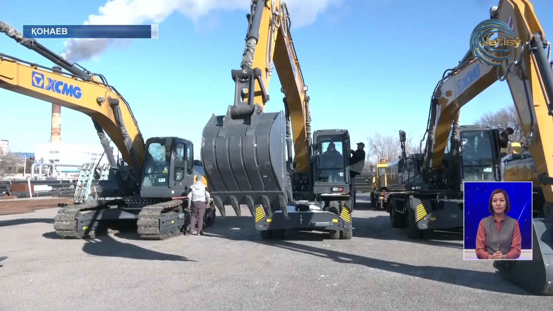 Су шаруашылығы мекемелеріне экскаваторлар табысталды