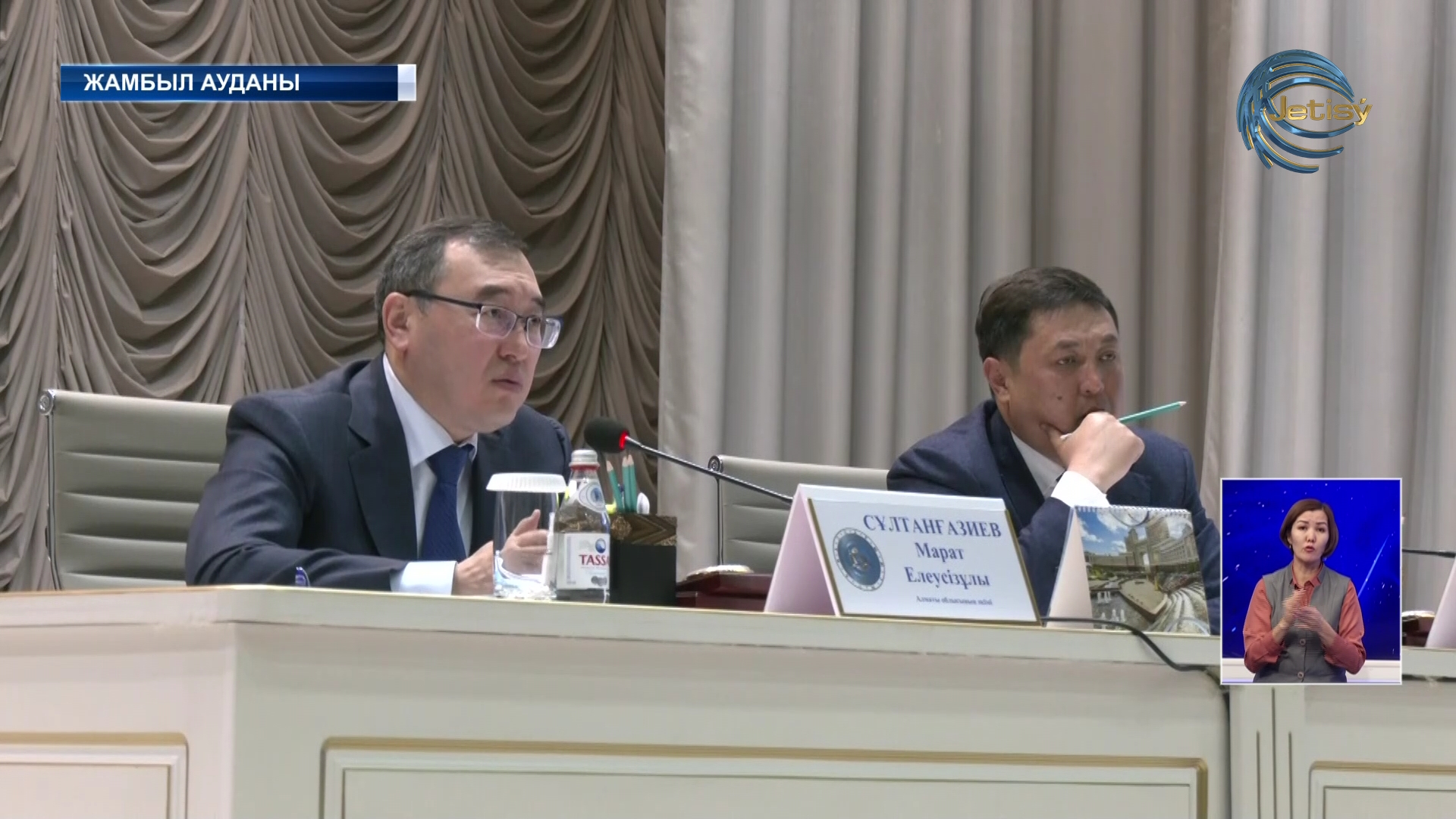 Марат Сұлтанғазиев Жамбыл ауданында тұрғындармен кездесті