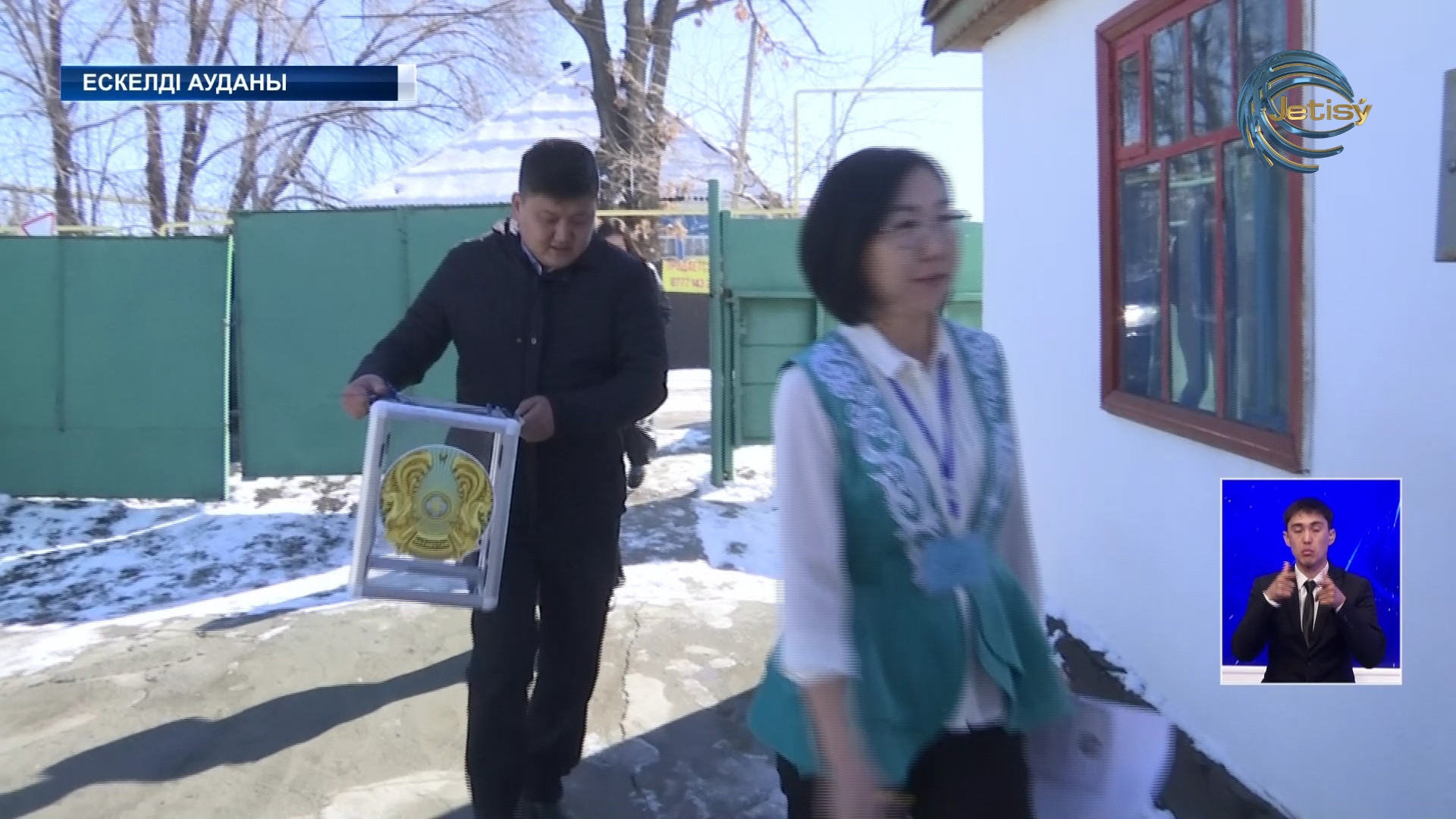 Текелі қаласында сайлау ұйымдасқан түрде өтті