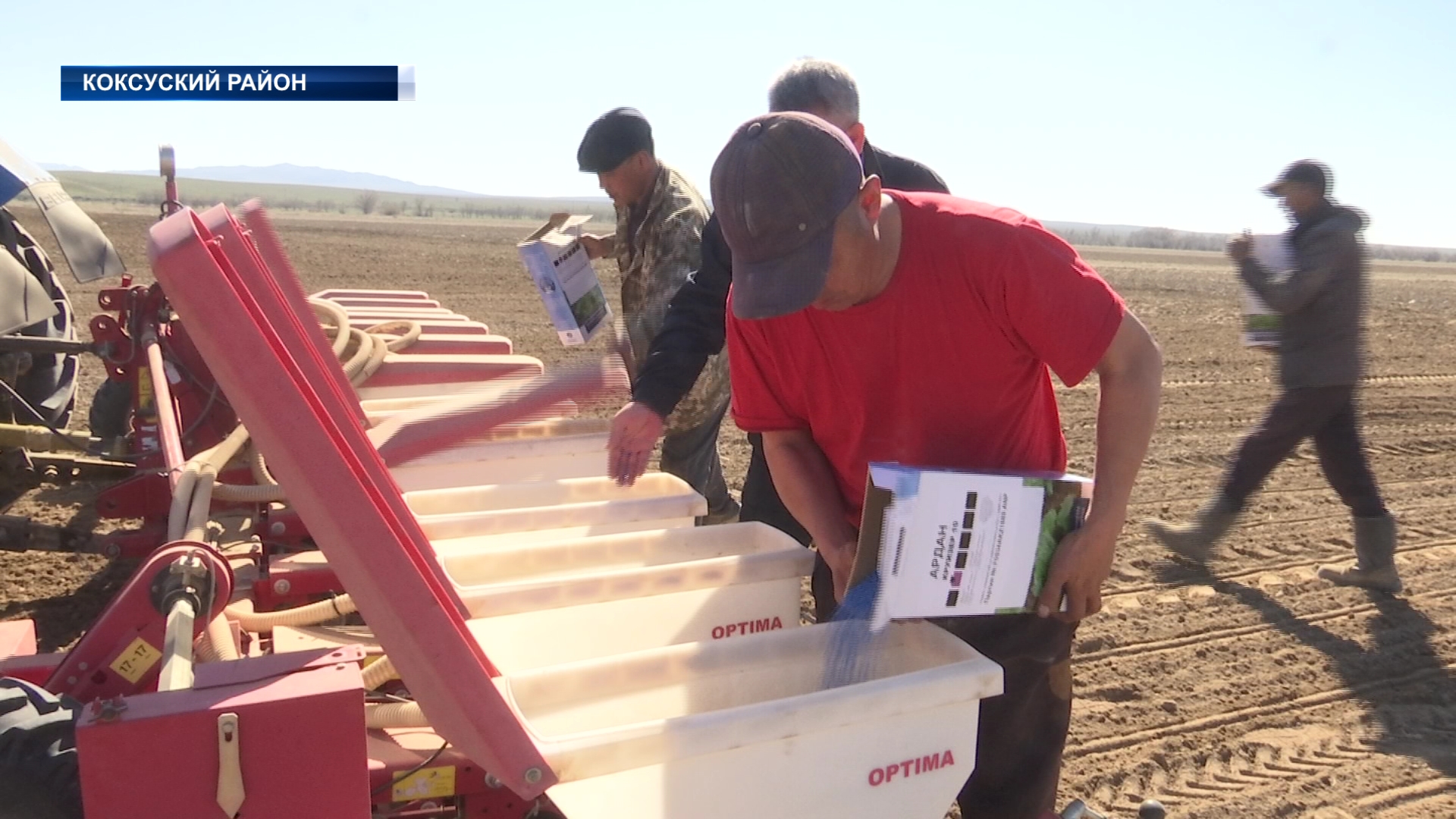 В Коксуском районе началась посевная кампания