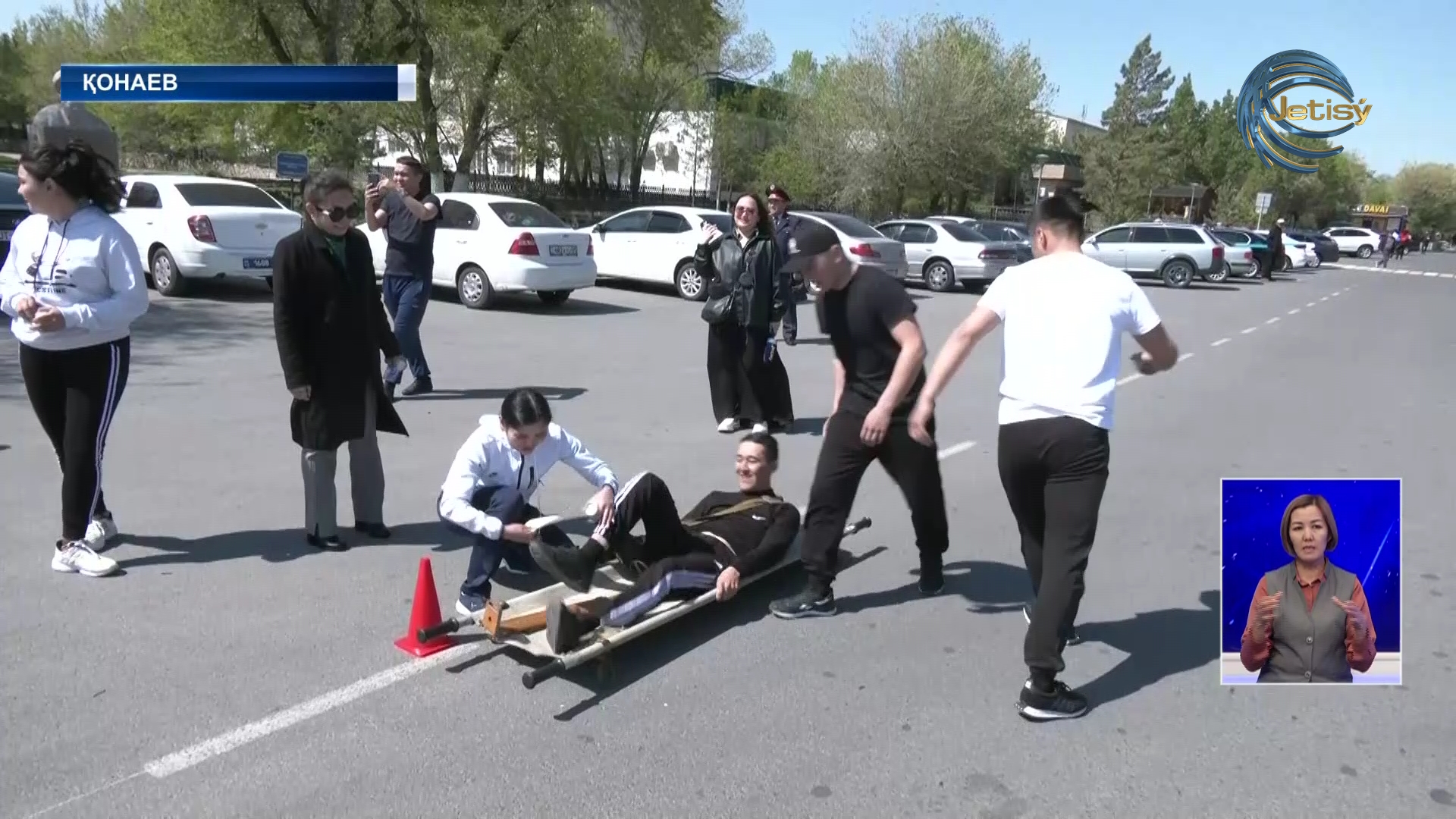 Полицейлер арасында эстафеталық жарыс өтті