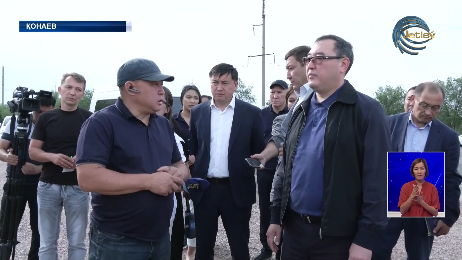 Марат Сұлтанғазиев Қонаев қаласындағы құрылыс нысандарын аралады