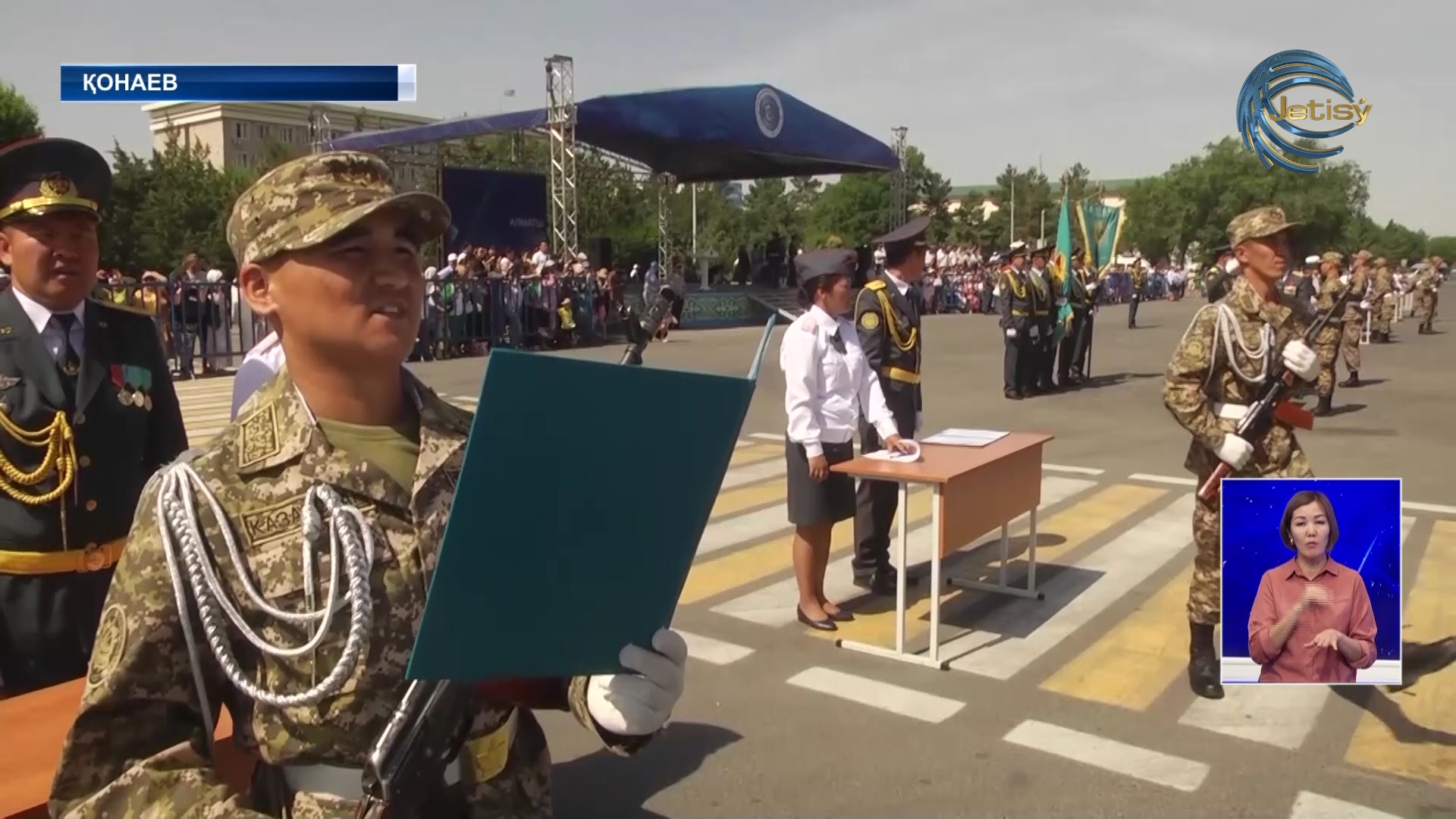 Қонаевта 150 ге тарта әскерге шақырылушы ант қабылдады