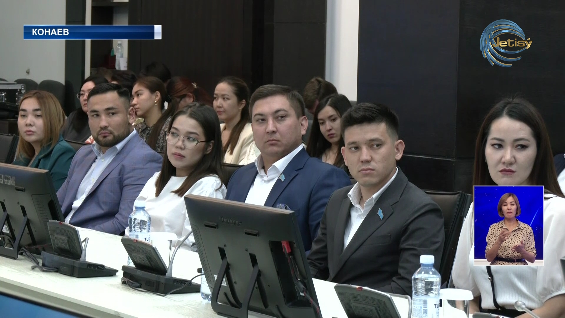 Қонаевқа елтаңба авторы Жандарбек Мәлібекұлы келді