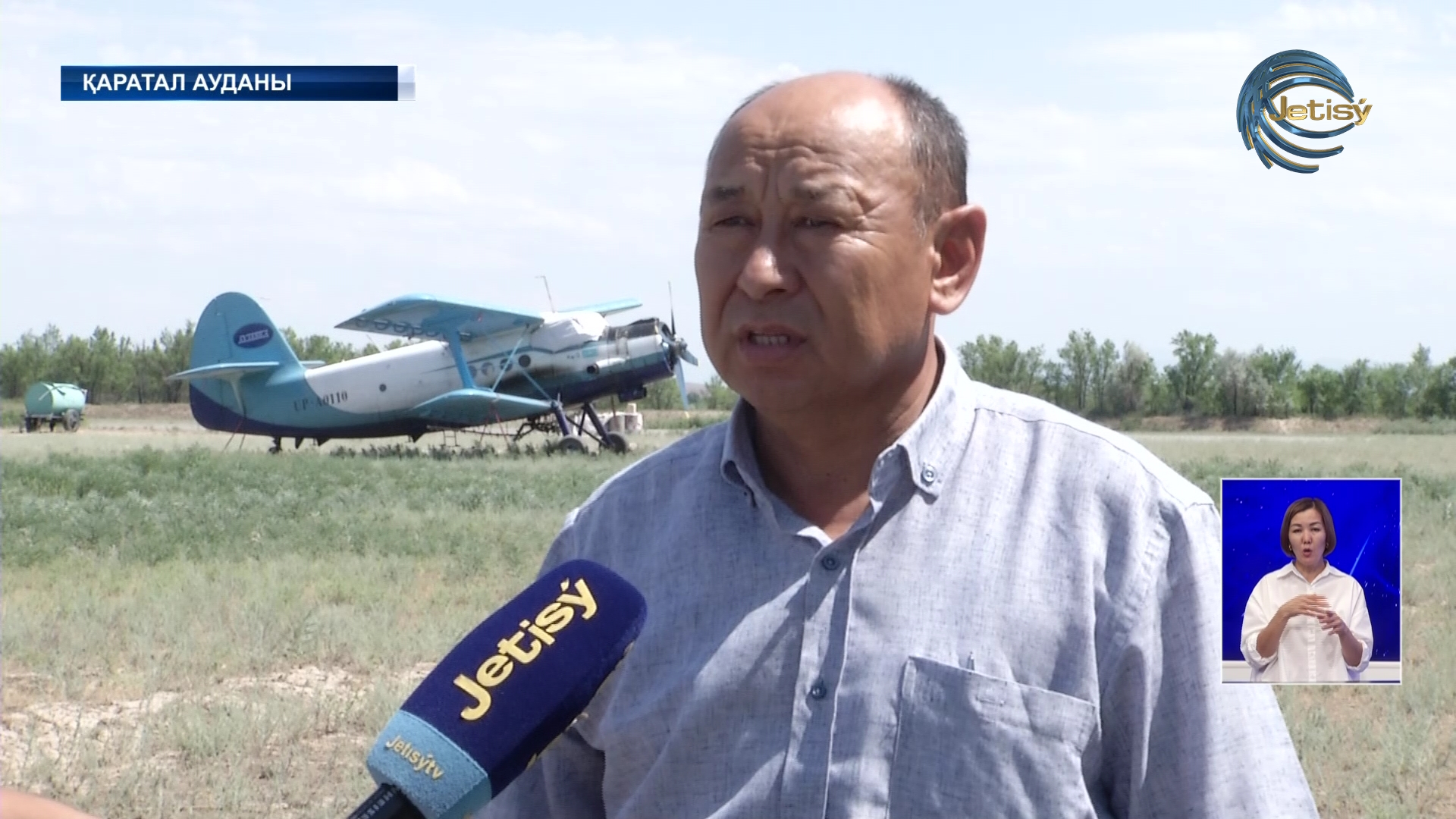 Жетісуда шегірткемен күрес жүріп жатыр