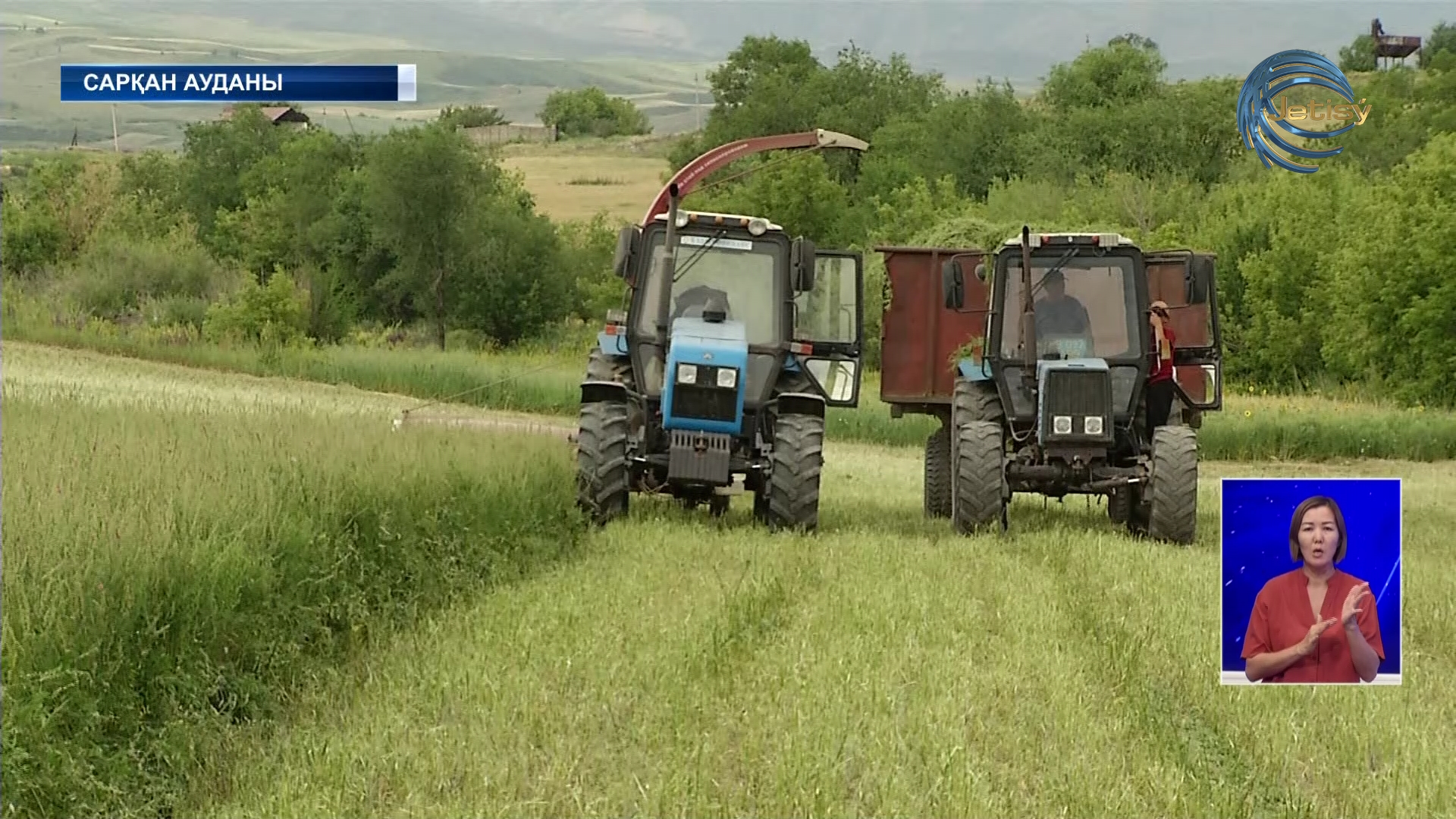 Сарқан ауданында төрт түлік малға қысқы жем-шөп әзірленіп жатыр