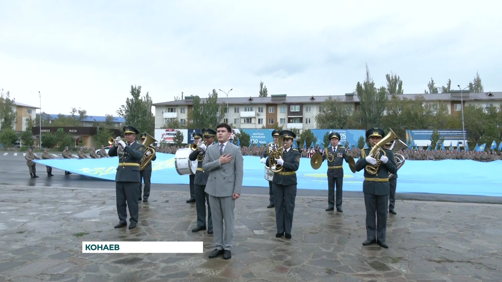 В главном городе Алматинской области широко отмечают День Республики