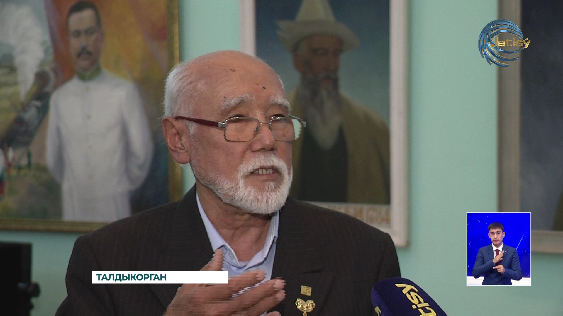 В городе Талдыкорган состоялась персональная выставка художника и общественного деятеля Байтурсына Уморбекова