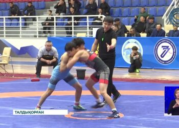 Талдықорғанда грек-рим күресінен облыстық турнир өтті