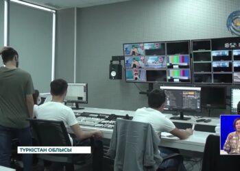 Жетісулық телеарна қызметкерлері Түркістан телеарнасында тәжірибе алмасуда