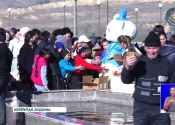 Сарыөзек ауылында жаңа саябақ пайдалануға берілді