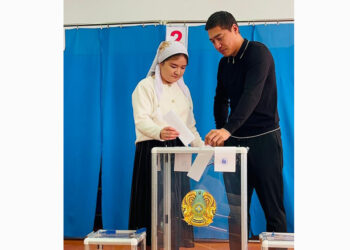 Жас отбасы дауыс берді