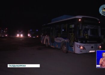 Автобустардың қысқа дайындығы тексерілді