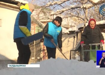 Талдықорғанда жалғыз басты қарттарға қайырымдылық акциясы өтіп жатыр