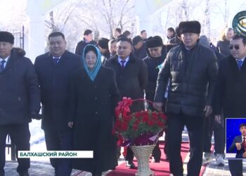 112-летие Динмухамеда Конаева отметили в Балхашском районе