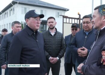 Аким Алматинской области совершил рабочую поездку в Илийский район