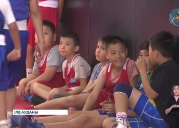 Алматы облысындағы Асқар Тоқпанов ауылында алғаш рет спорт зал ашылды