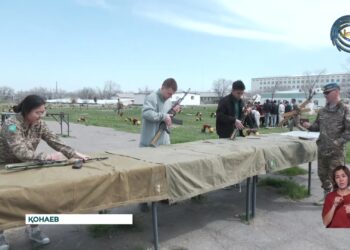 Қонаевта әскери-патриоттық жиынына қатысу үшін туры өтті