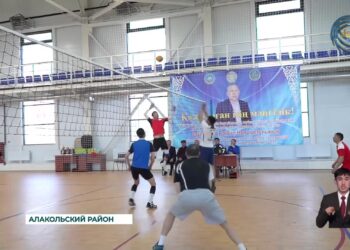 В городе Ушарал прошли областные соревнования по волейболу