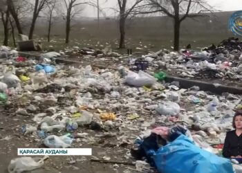 Қарасай ауданын қоқыс басып барады