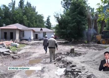 “Айналайын” балалар үйінің демалыс лагері жаңартылып жатыр