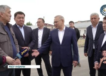 Жетісу облысының әкімі Бейбіт Исабаев Ақсу ауданы тұрғындарымен кездесті
