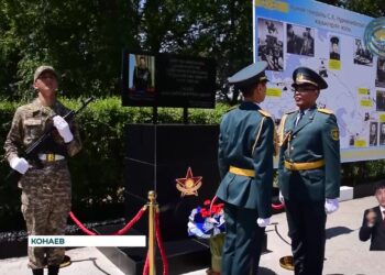 В Алматинской области увековечили имя одного из военно-начальников в истории современного Казахстана