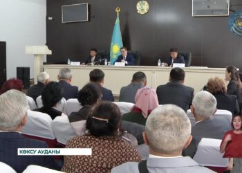 Көксу ауданынан барған гуманитарлық көмектің легі толассыз