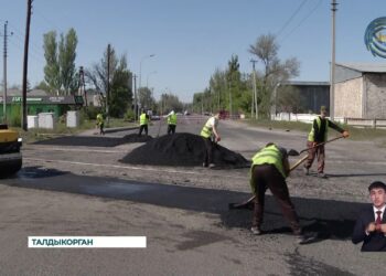 Власти города Талдыкорган, обратили внимание на проблемы с дорогами