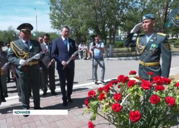Қонаев гарнизонындағы 32363-әскери бөлімде салтанатты шара өтті