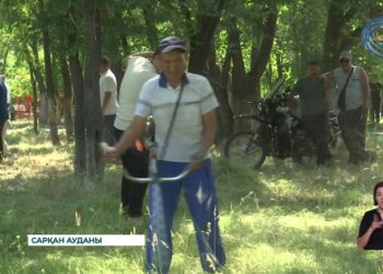 Жетісулықтар экологиялық бастамаға үлкен жауапкершілікпен ат салысып жатыр