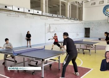 Үстел теннисі Ескелді ауданында жақсы дамып келеді