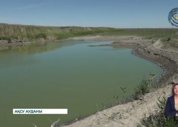 Ақсу ауданындағы Үшкөл тартылып барады