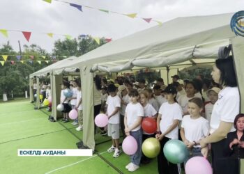 Ескелді ауданында “Көктөбе” жазғы демалыс лагері ашылды