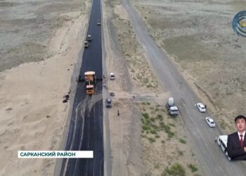 Ремонт трассы Молалы — Лепсы — Актогай подходит к завершению