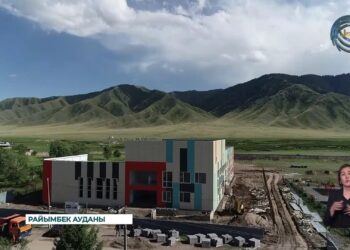 Райымбек ауданында жаңа 12 нысан салынып жатыр