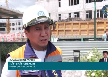 Максим Рожин ознакомился с ходом строительства школы на 1500 тысячи мест