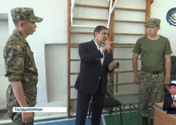 Депутат Сената Парламента Галиаскар Сарыбаев посетил воинскую часть