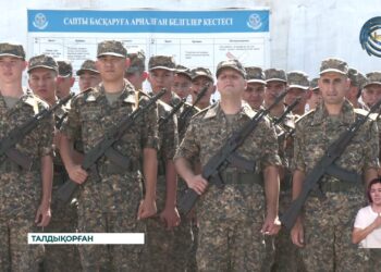 Облыс орталығындағы ұлттық ұлан сапы жаңа жауынгерлермен толықты