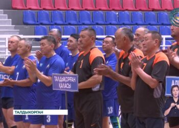 В Талдыкоргане прошел турнир среди ветеранов