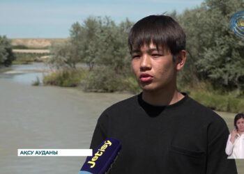 Ақсу ауданында 17 жастағы оқушы суға батып бара жатқан екі бірдей бүлдіршінді құтқарып қалды