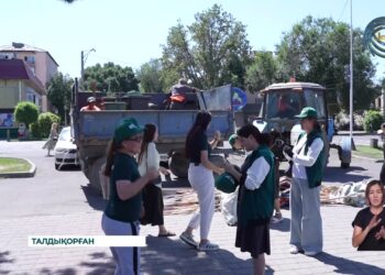 «Таза Қазақстан» республикалық акциясы еліміздің барлық аймағында жалғасып жатыр