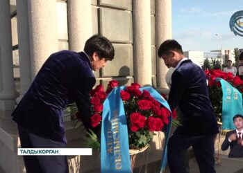 В области Жетысу прошло масштабное мероприятие в память Абая Кунанбаева